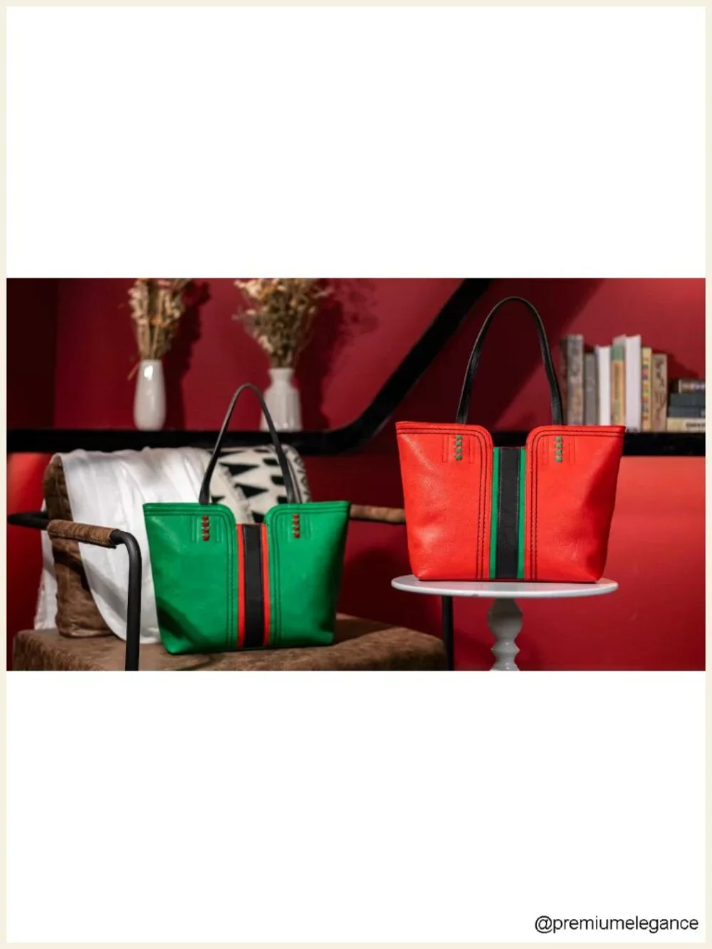 Tote Bag with Top Zipper and Braided Detailing Faux Leather